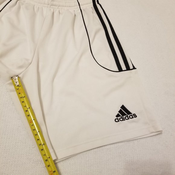 Adidas White Shorts Climalite Vintage Basketball Soccer Track or Running Shorts - Picture 11 of 13